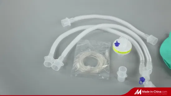 Einweg-Beatmungsgerät für medizinische Instrumente, Atemkreislaufsystem, Atemkreislauf OEM für medizinische Instrumente für Krankenhausgeräte