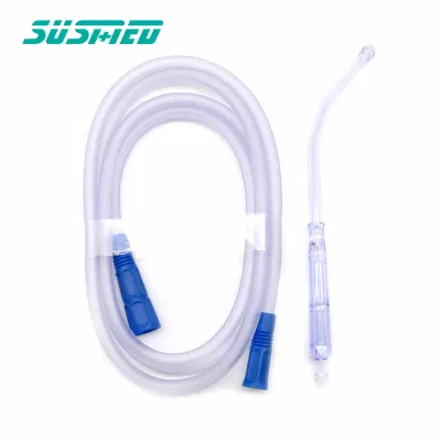 Medizinischer steriler PVC-Einweg-Saugverbindungsschlauch 1,8 m, 2,5 m, 6 m