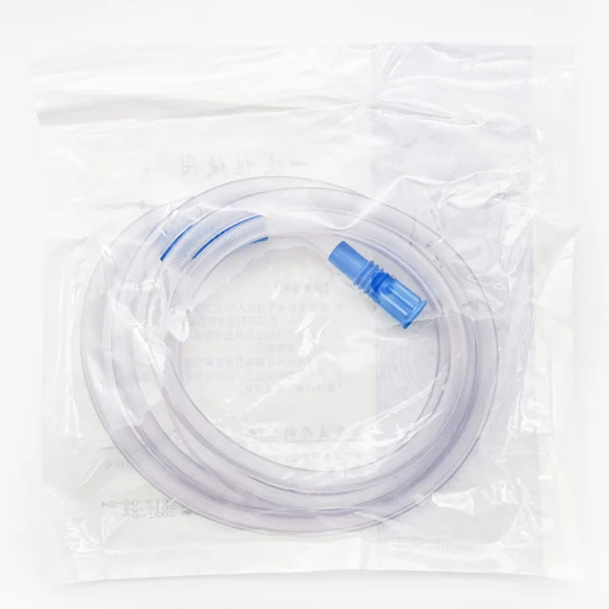 Medizinischer Zulieferer-Katheter-Kunststoff-Saugschlauch mit steriler Verbindung
