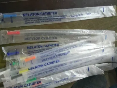 Medizinischer Einweg-PVC-Nelaton-Katheter mit/ohne Röntgen